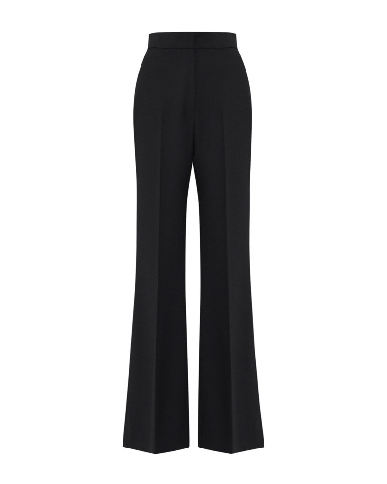 Slim Flared Trousers (Black) ATELIER EDITION 