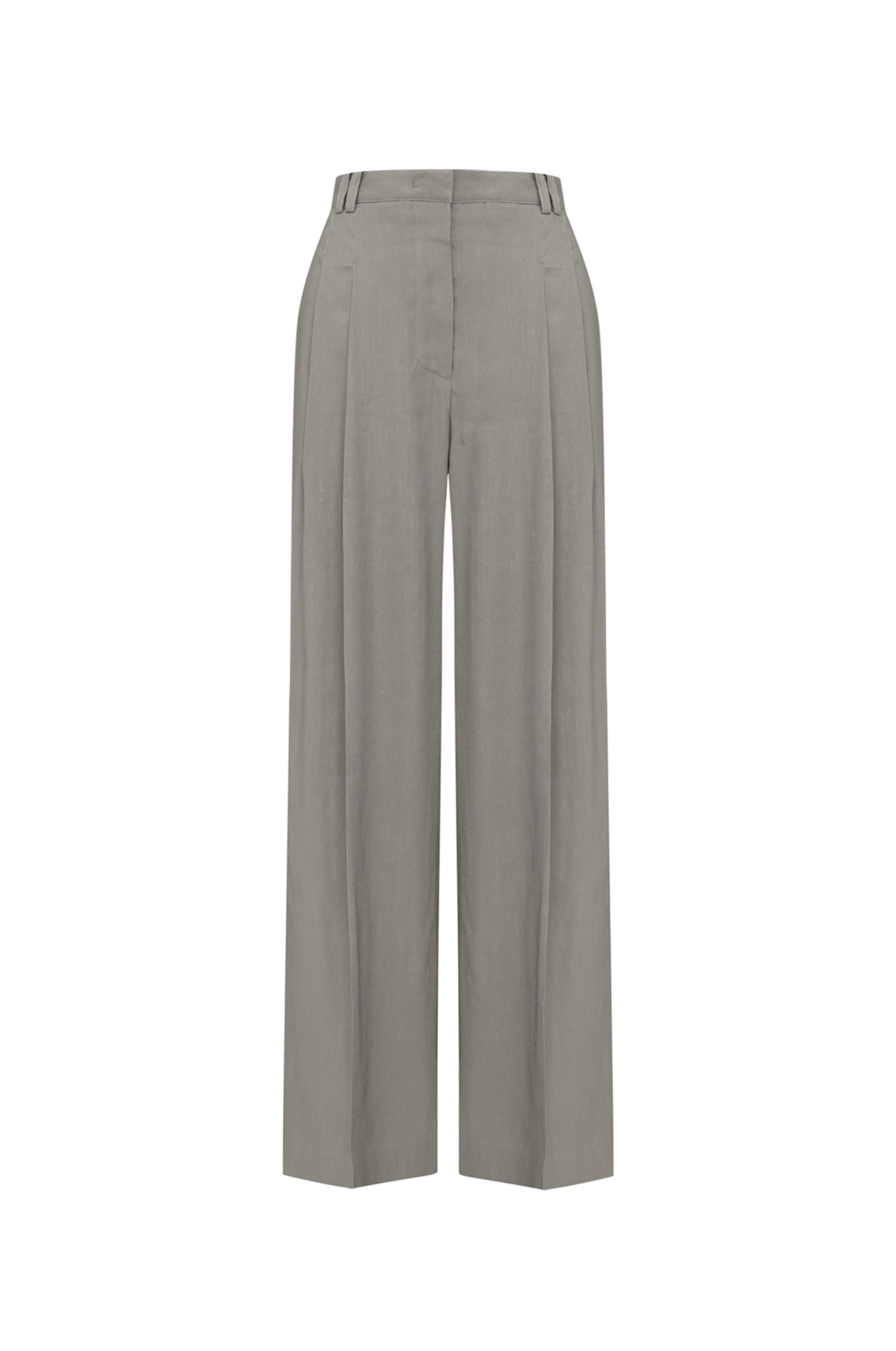 Double Pleated Summer Trousers