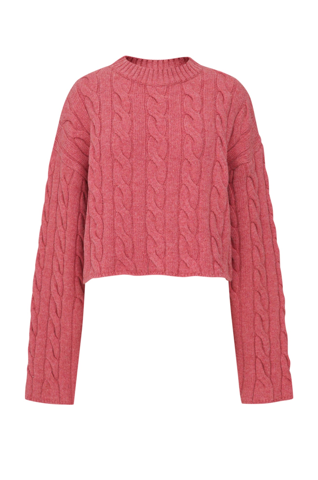 Cropped Cable Knit