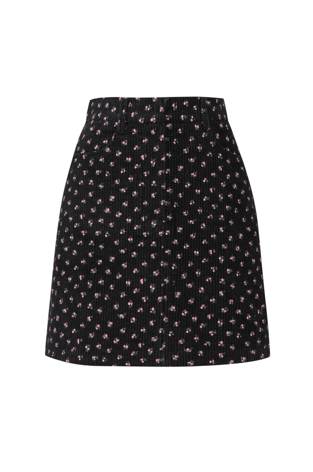 Cotton Coduroy A-Line Mini Skirt