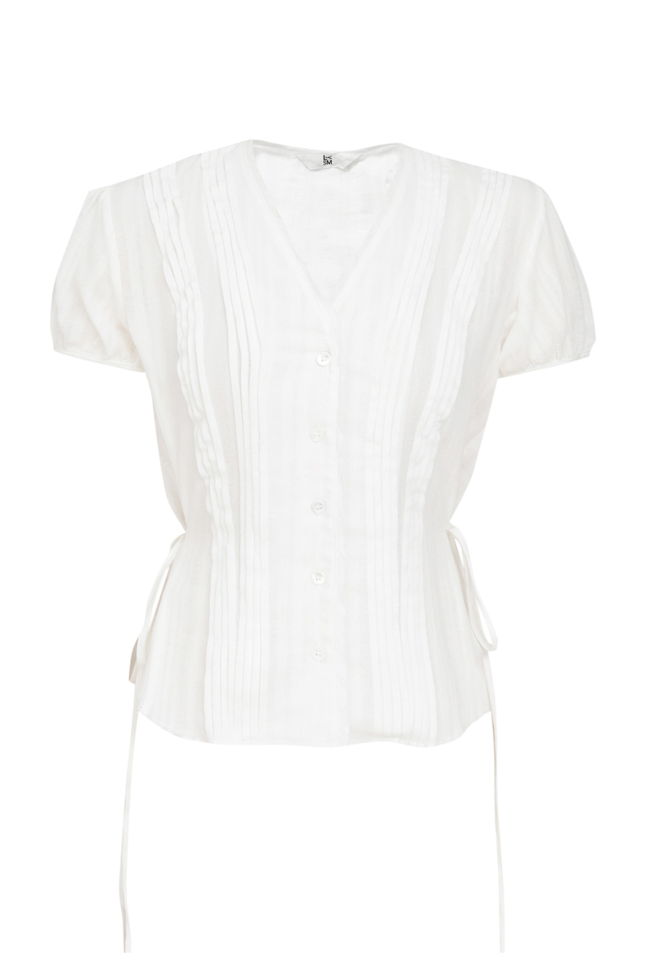 Pin-Tuck String Blouse  6/14 순차발송