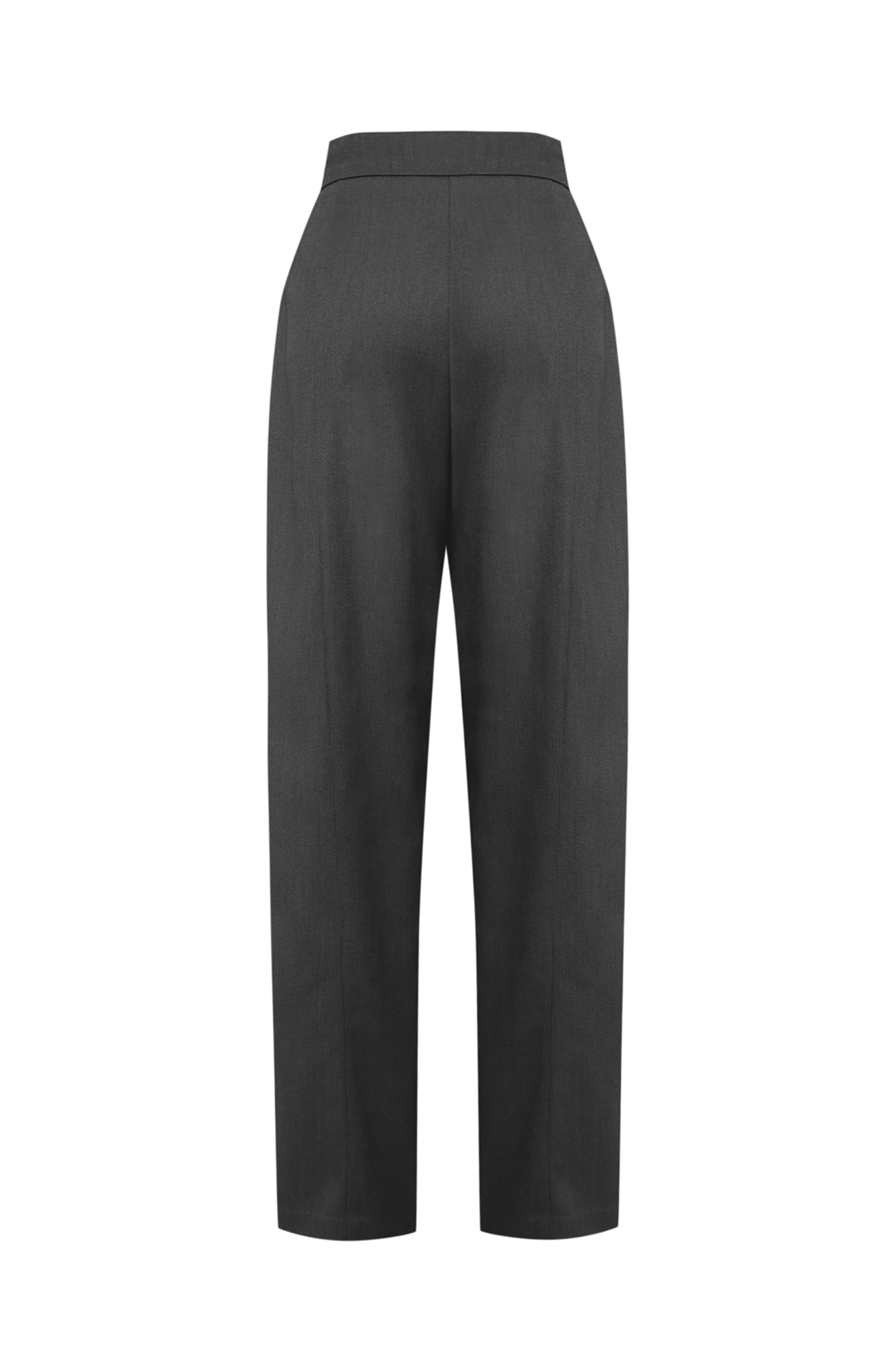 Double Pleats Tapered Trousers